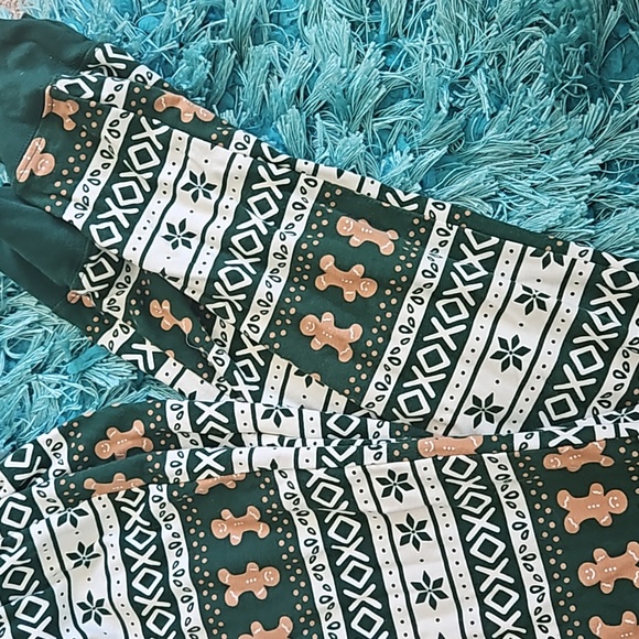 ladies sz med lauren Conrad holiday pj bottoms gingerbread  cute - Picture 2 of 4